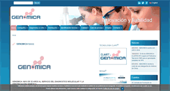 Desktop Screenshot of genomica.es