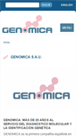 Mobile Screenshot of genomica.es